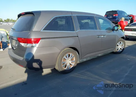 2016 Honda Odyssey Ex from USA, damaged, VIN 5FNRL5H46GB098319
